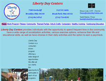 Tablet Screenshot of libertydaycenters.com